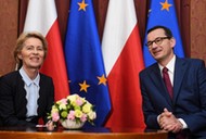 Ursula von der Leyen i Mateusz Morawiecki