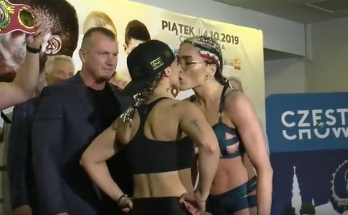 Rękoczyny jeszcze przed walką. Brodnicka pocałowała rywalkę, Matthysse uderzyła ją w twarz [WIDEO]