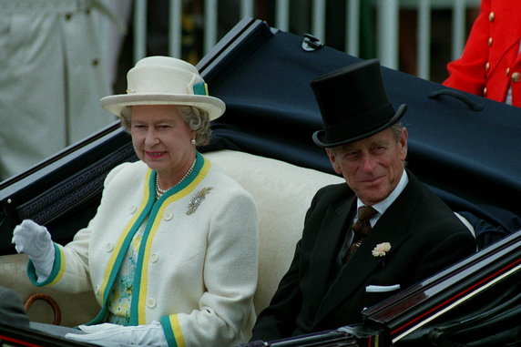 Royal Ascot 1993: Elżbieta II i książę Filip