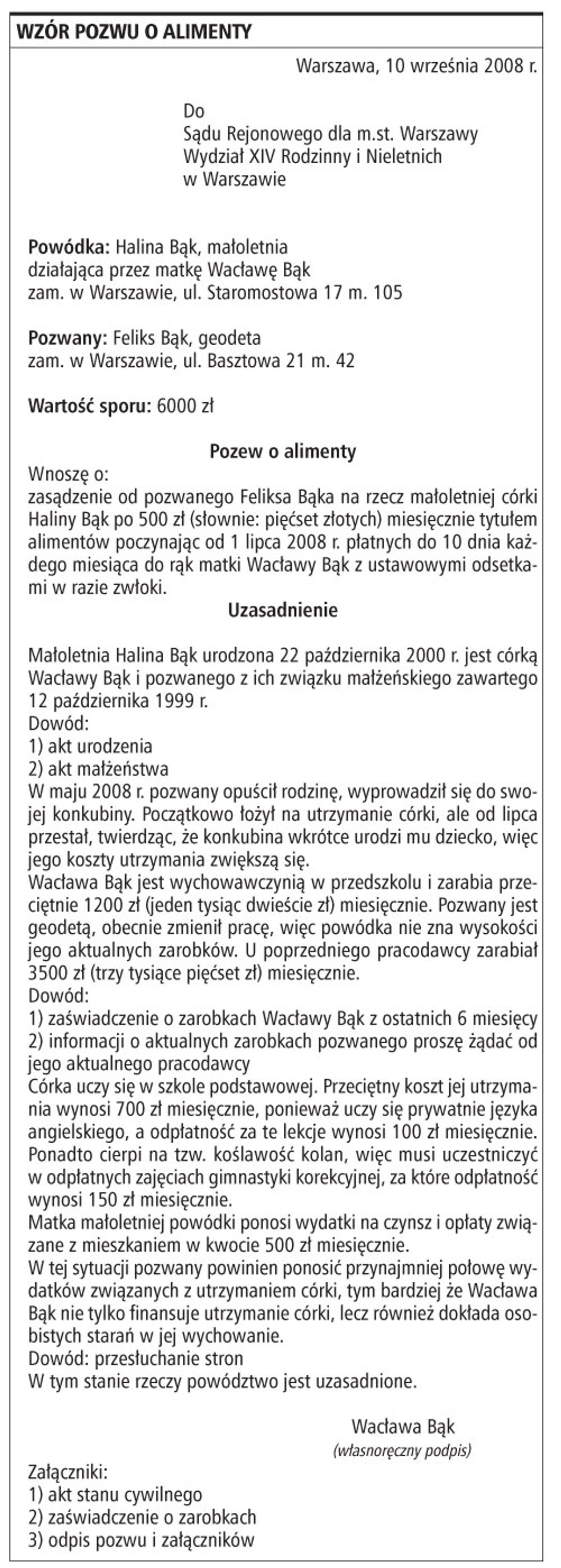 Kto może ubiegać się o alimenty