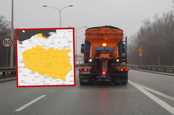 Ostrzeżenia IMGW dla 13 województw. Marznące opady i gołoledź