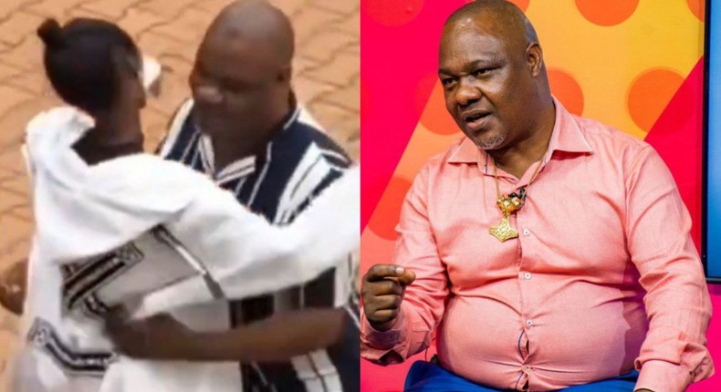 Left: Screengrab from the video. Right: Emmanuel Lwasa