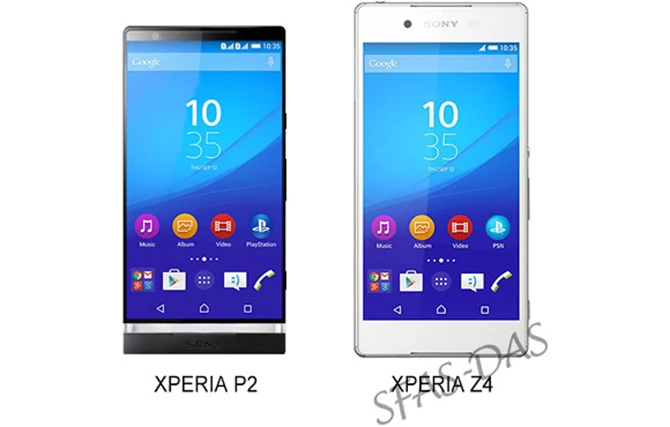 Xperia P2 obok flagowej Xperii Z4