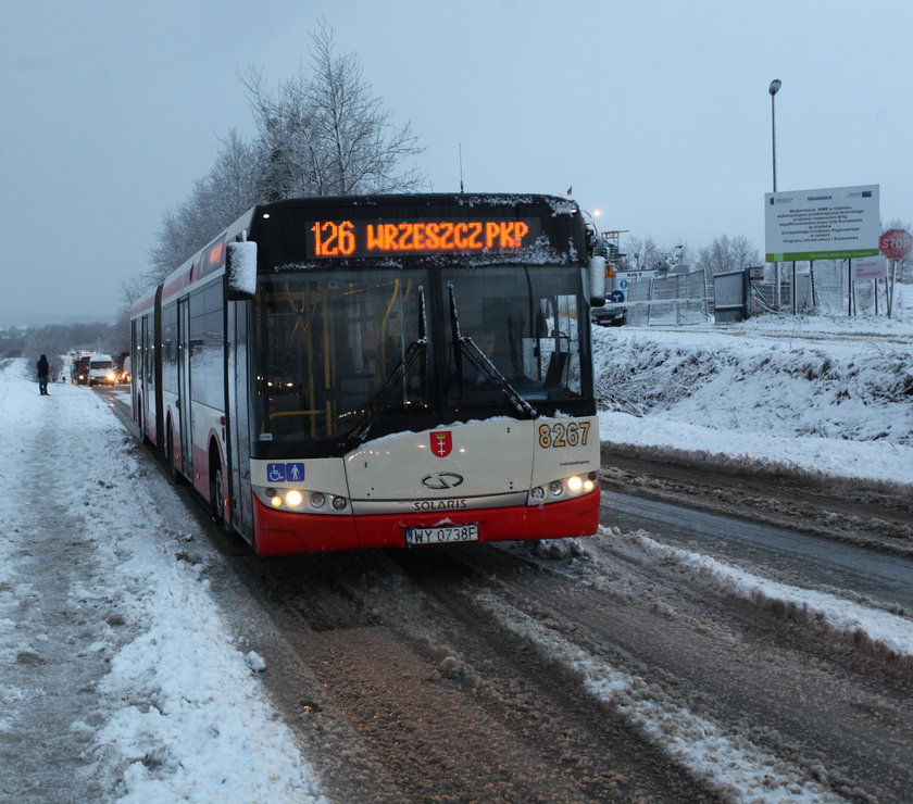 atak zimy w Trójmieście