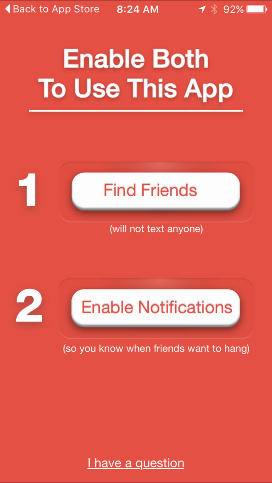 Then you enable notifications (so you know when people are "down").