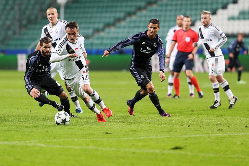 Legia zarobiła po meczu z Realem