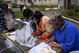 Pseudoreferendum zorganizowane w regionie Doniecka. 