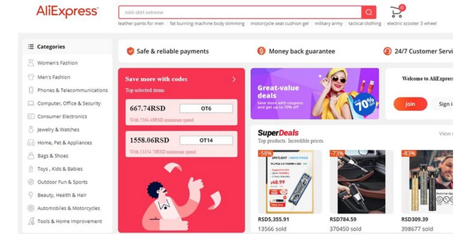 Pošiljske sa čuvenog sajta Aliekspres bi mogle da kasne zbog Jesenjeg festivala u Kini