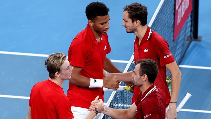 Reprezentacja Kanady pokonała drużynę Rosji w sobotnim półfinale ATP Cup