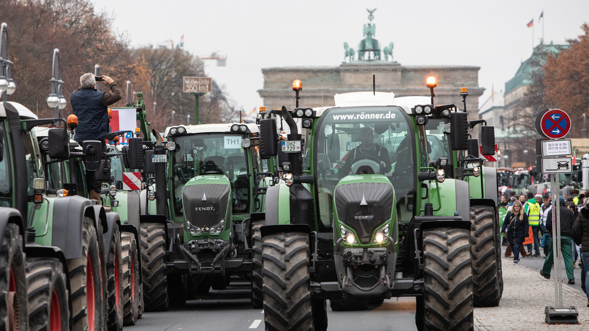 Niemcy: Protest rolników. Tysiące demonstrantów