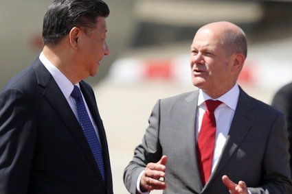 Olaf Scholz i niemiecki biznes w Chinach. Wizyta wywołała kontrowersje