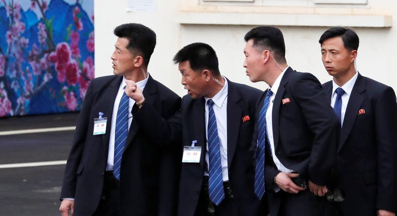 Kim Jong Un bodyguards