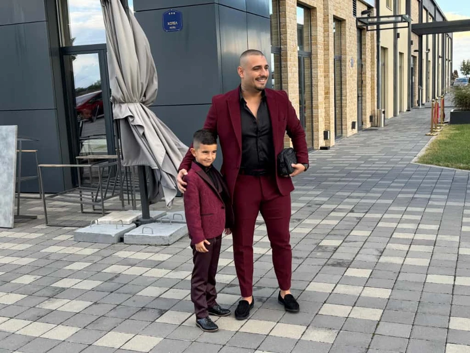 Darko Lazić sa sinom
