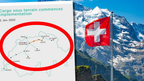 Budują podziemny tunel przez całą Szwajcarię. Po co? Projekt, o którym się nie mówi