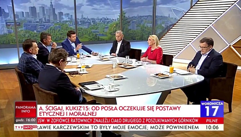 Politycy opozycji wychodzą w trakcie programu TVP. „Rynsztok!"