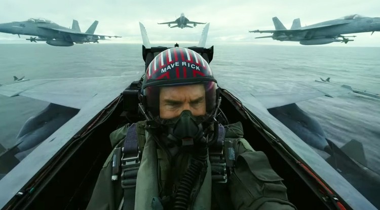 Tom cruise a Top Gun Maverick című filmben