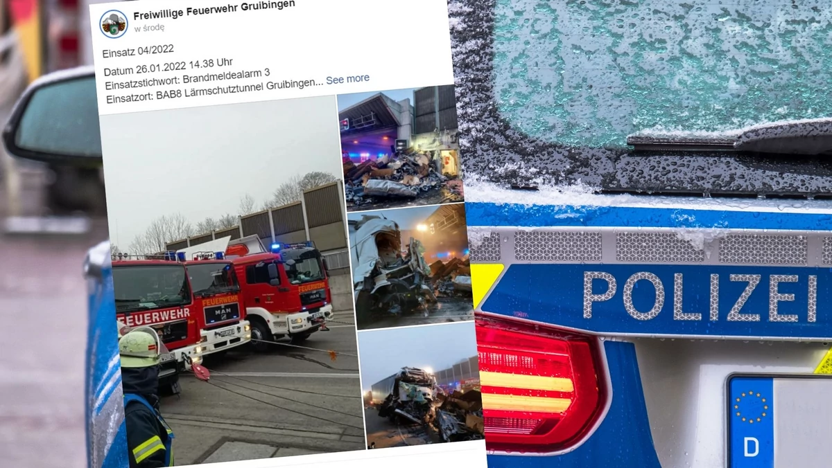 Niemcy: Wypadek polskiego tira. Kierowca zginął na miejscu