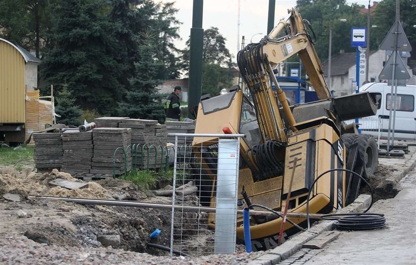 Kraków. Koparka sparaliżowała miasto