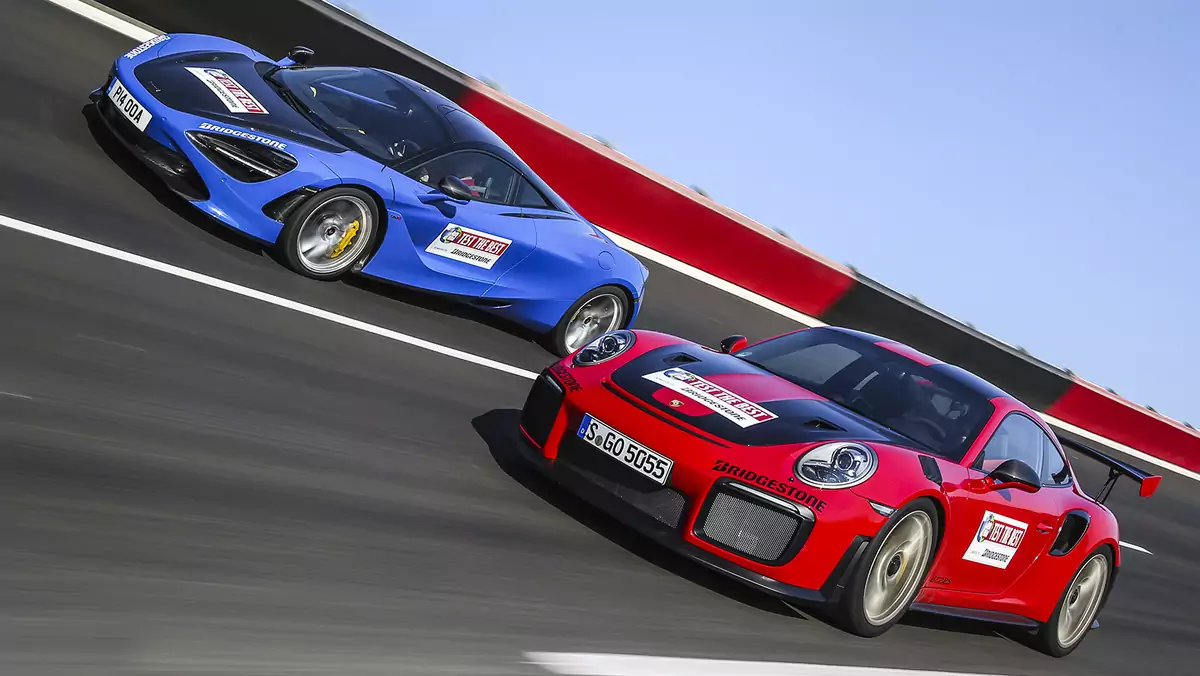 Porsche 911 GT2 RS kontra McLaren 720S - szybko jeździć ty musisz