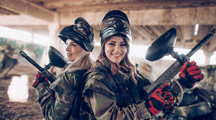 Kiváló kikapcsolódást nyújt a paintball. /Fotó: Getty Images