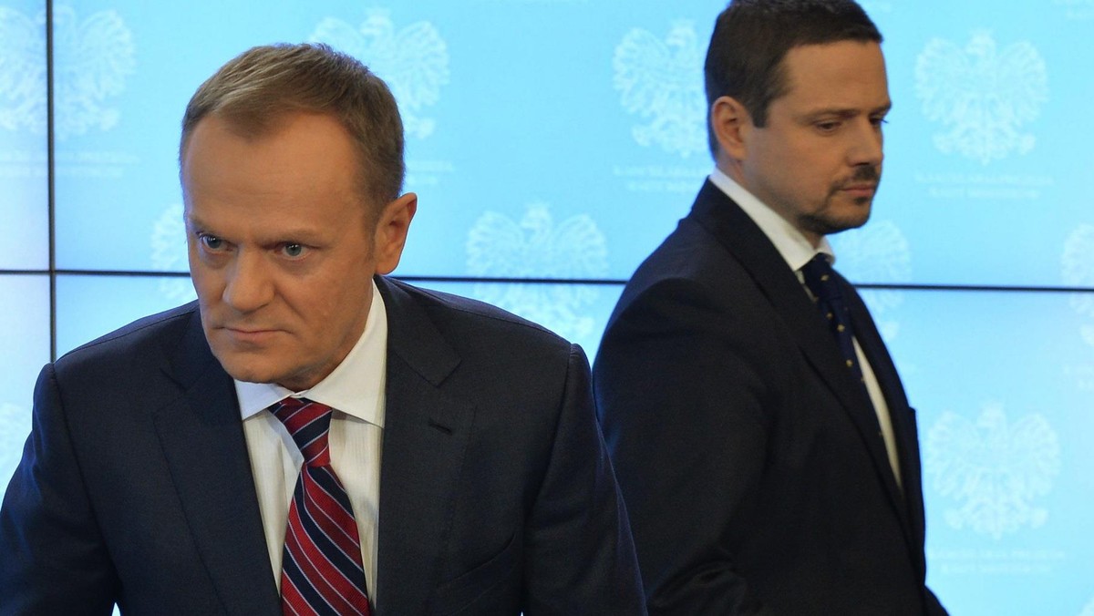 WARSZAWA TUSK TRZASKOWSKI KONFERENCJA PRASOWA