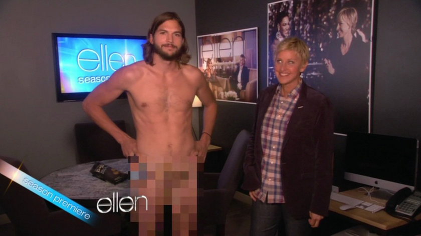 Ashton Kutcher nago u Ellen