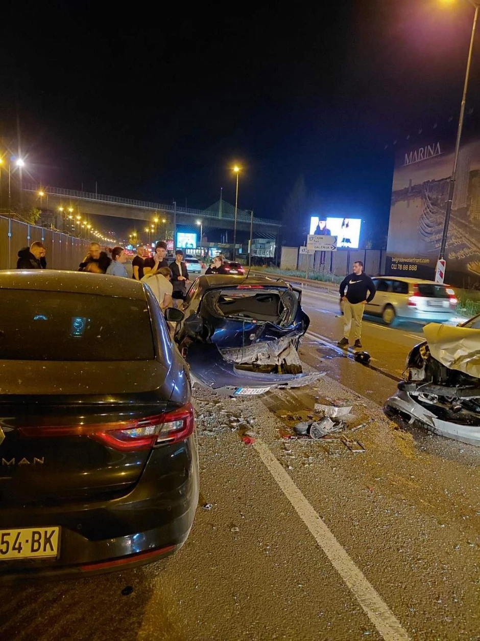 Lančani sudar kod Sajma