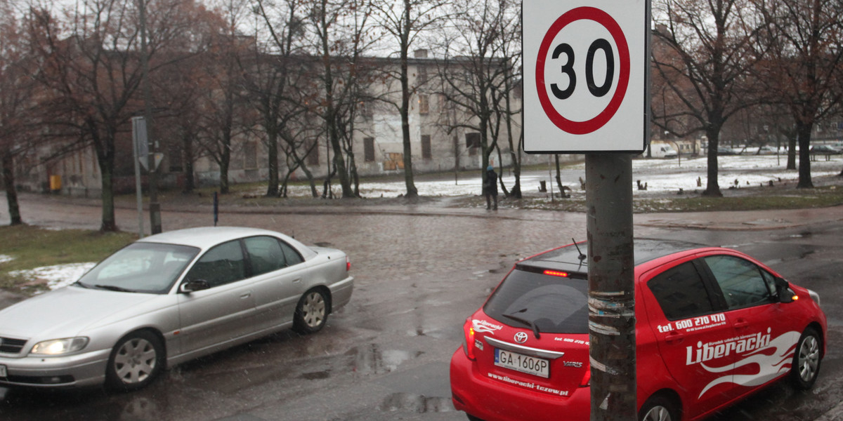 Ograniczenie do 30km/h w Gdańsku