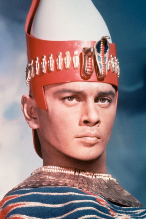 Yul Brynner jako Faraon Ramses w filmie "Dziesięcioro przykazań" (1956)