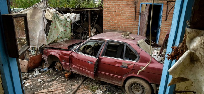 Cywilne samochody wjechały na miny w Ukrainie. Są ofiary śmiertelne
