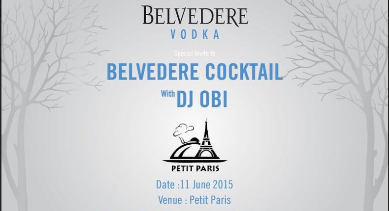Belvedere Cocktail Night with DJ Obi