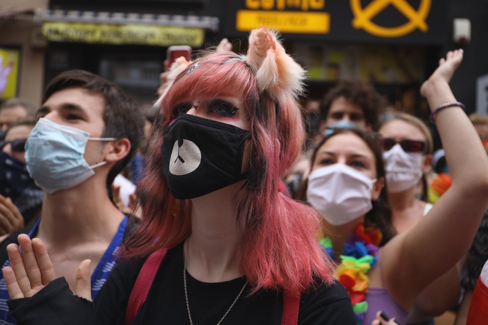 Demonstracja w obronie osób LGBT w Poznaniu