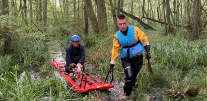 O krok od tragedii koło Łeby. Chciał ratować swojego psa, mogło się to skończyć dla niego fatalnie