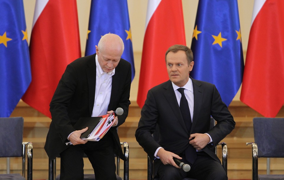 WARSZAWA TUSK ACTA DEBATA