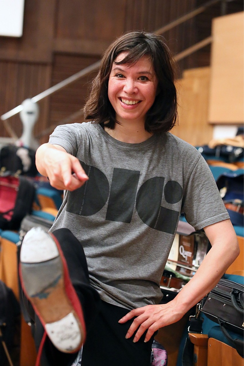 Mareje Ni na probi u Beogradskoj filharmoniji