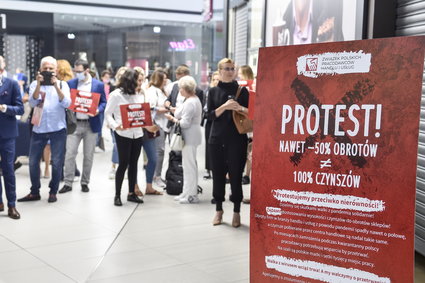 Najemcy zamknęli sklepy. Protest przeciwko czynszom w galeriach handlowych