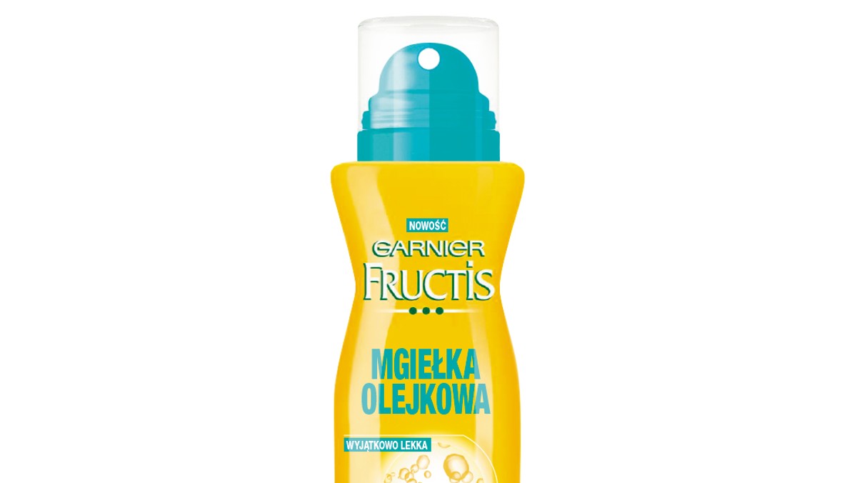 Garnier Fructis - praktyczna mgiełka olejkowa, która świetnie się sprawdzi w każdym momencie dnia. To kosmetyk doskonały dla kobiet, które potrzebują odżywienia włosów.