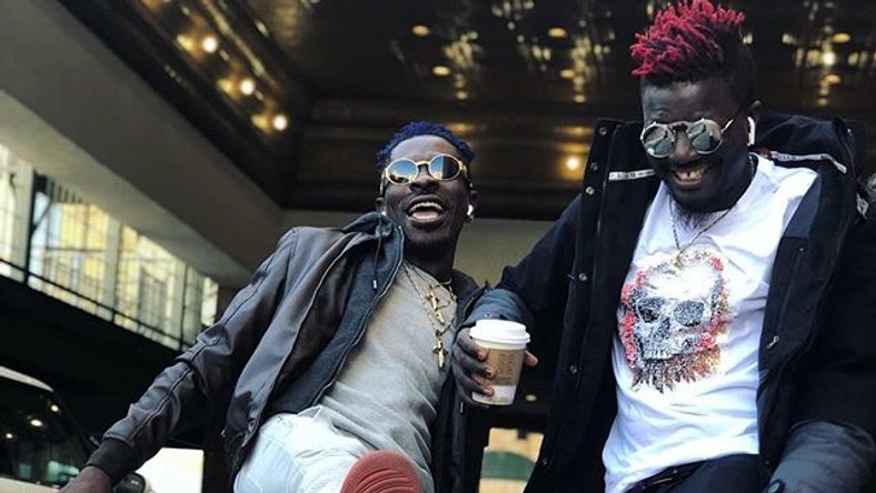 Image result for shatta wale and pope skinny