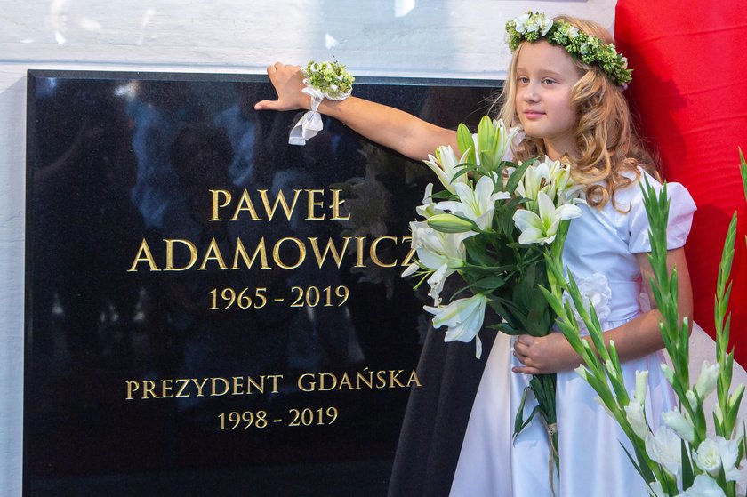 Pierwsza komunia Teresy Adamowicz, córki Pawła Adamowicza