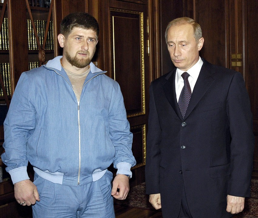 2004. sa čečenskim liderom Ramzanom Kadirovom