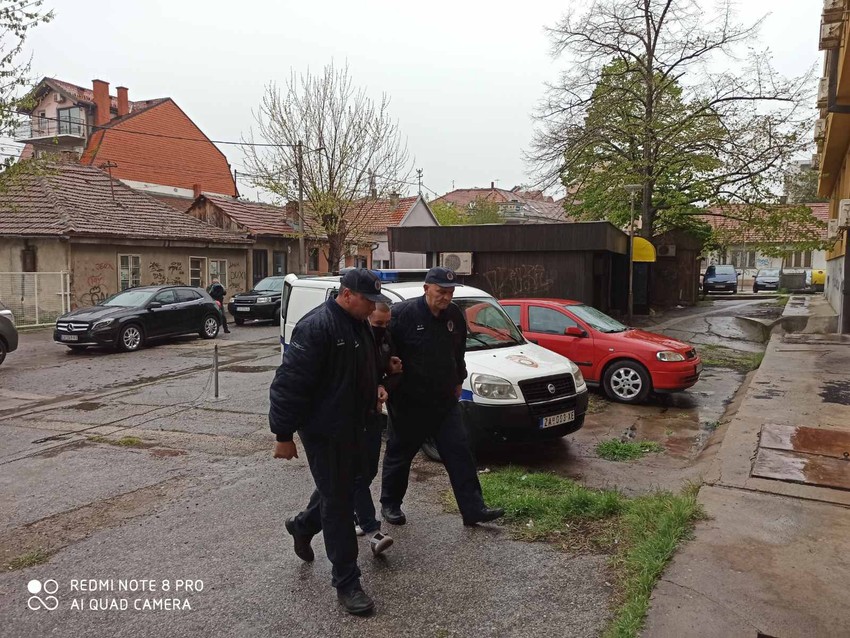 Dovođenje Davora Pernića na izricanje presude