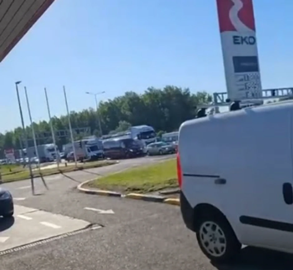 Gužve na Pančevačkom putu i mostu