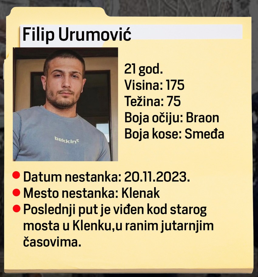 Nestali Filip Urumović
