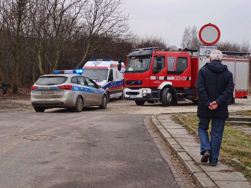 Pijany 20-latek na skałkach Twardowskiego w Krakowie