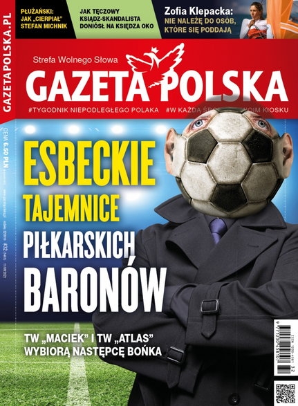 Okładkowy materiał "Gazety Polskiej" poświęcony wyborom w PZPN