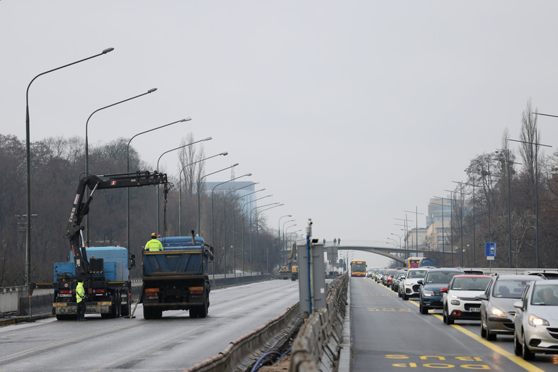 Nowy wiadukt Trasy Łazienkowskiej