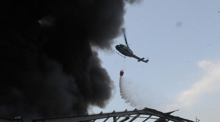 A helikopteren lévő legénység két tagja életét vesztette /Fotó: Northfoto