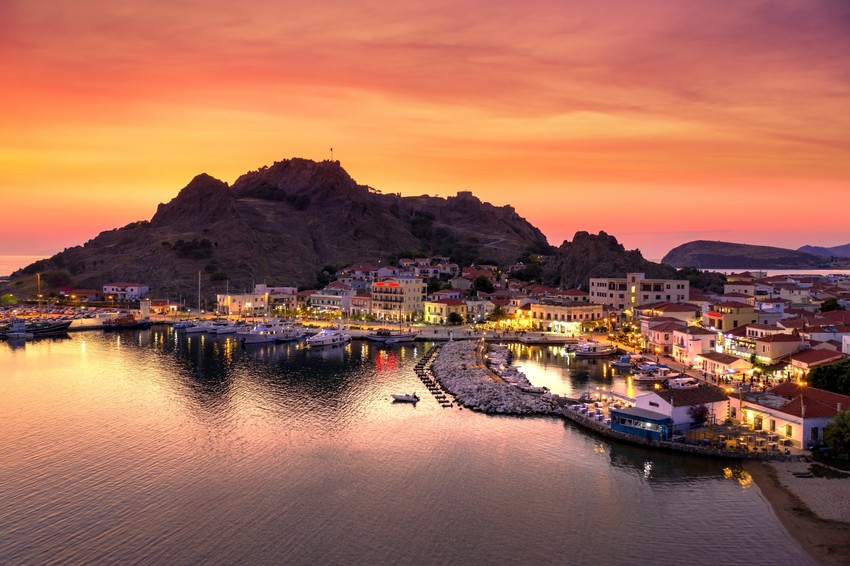 Mirina, glavni grad ostrva Limnos u Grčkoj