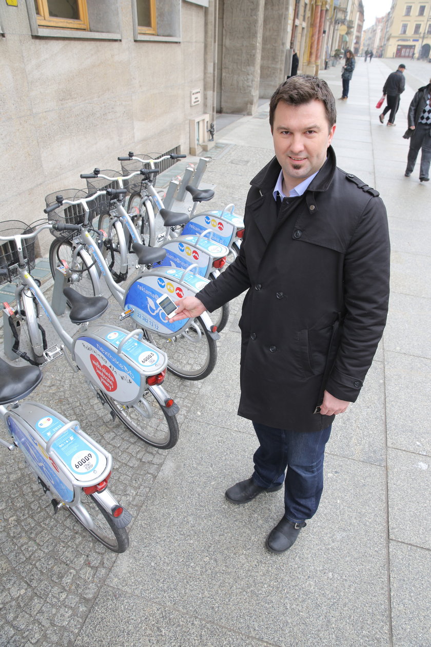 Tomasz Wojtkiewicz (37 l.), prezes NextBike Polska