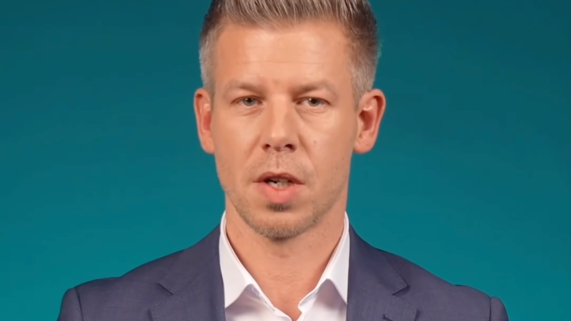 Predseda strany TISZA Péter Magyar. 